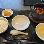 四川 China 八兵衛 - クイックランチ　超こだわり麻婆豆腐　1760円