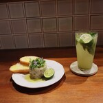 Hachihare - スルメイカ なめろう風