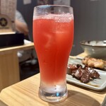 もつ焼き しげ吉 - トマトサワー