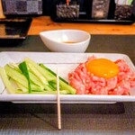 気仙沼 牛たん藤 - 牛たんユッケ
