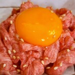 気仙沼 牛たん藤 - 牛たんユッケアップ