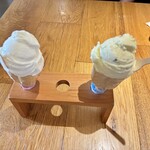 カスターニエ　軽井沢ローストチキン - ジェラート（ミルクと）