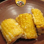 魚虎 - 若松のブランドとうもろこし、めちゃ甘くてオススメ