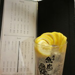 魚虎 - ドリンクメニュー1頁