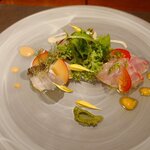 Kumazawa - 神津青鯛や小柴太刀魚のカルパッチョ