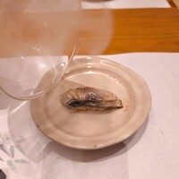 新宿御苑前 鮨らぼ  - 鯵スモーク