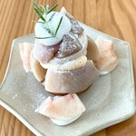 仄々ごはん - 桃のタルト　