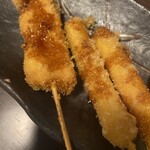 鬼が島 - (エビの)串揚げ
