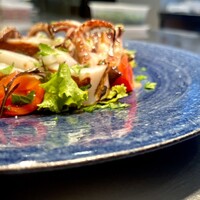 旬のイカのグリル バルサミコ風味