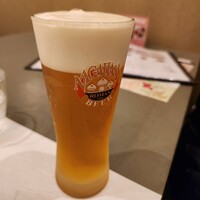 近江牛もりしま 寛閑観ここ滋賀店 - 生ビール
