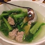 NGHI XUAN - 豚ひき肉煎り　からし菜スープ