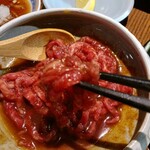 和牛焼肉成城大臣 - 和牛ユッケ