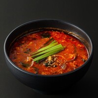 名物ユッケジャンスープ