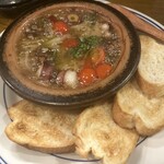 横須賀夜市 - 水蛸のアヒージョ