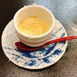 心一 - 北海シマエビとからすみと
      新銀杏の冷たい茶碗蒸し
