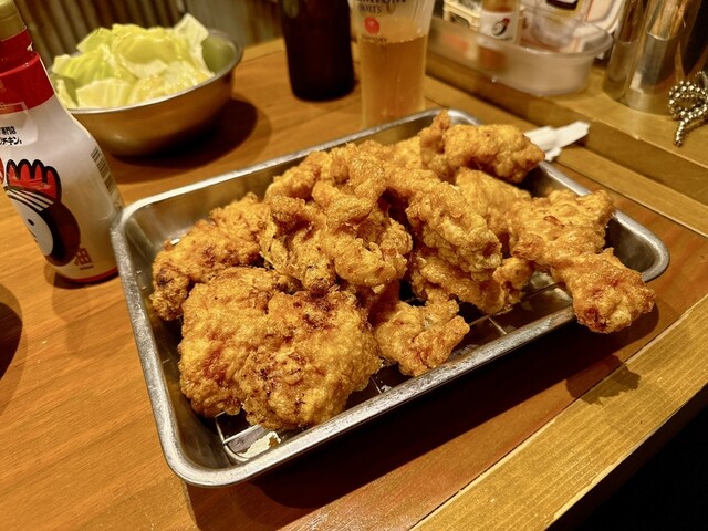 Honetsukidori, Kara-age, Yakitori ga Burichikin. Shinmizuhashi Ten