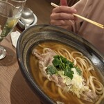 つるとんたん UDON NOODLE Brasserie - こちらは2.5玉w 牛肉の豪華なやつ　完食凄ッ笑