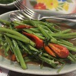 タイの食卓 クルン・サイアム - 空芯菜の炒め物