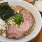 焼きあご煮干しらぁめん はなかぜ - 濃厚らぁめん(¥1,000),ライス(¥170),替え玉(¥180)