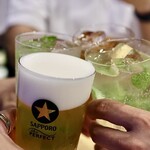 波へい - トリビーで乾杯〜♪