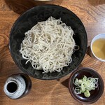 おお西 - もりそば（発芽そば、大盛り）