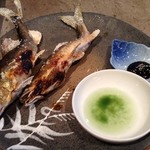 柳家 - 蓼酢と味噌でいただきま〜す