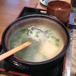 柳家 - 鮎と松茸の雑炊