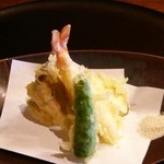 和 あすか - 天麩羅  海老、獅子唐、舞茸、茄子