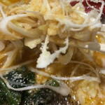 麺屋 伍利羅 - 長葱とチーズが絡んで旨し♪