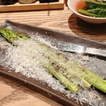 火入れ みつ囲 - 新潟産アスパラ