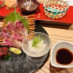 火入れ みつ囲 新宿西口パレット店 - マグロの脳天刺し