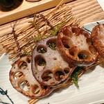 火入れ みつ囲 - 蓮根