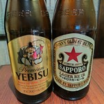 本町肉倶楽部 tongue be - 瓶ビール2種