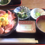 Kawashima ya - うに鮪丼定食