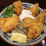 丸亀製麺 - タル鶏天ぶっかけ 2014年10月