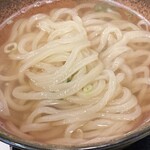 大地のうどん - 中太で長くて半透明の麺