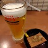 ちゃっと - ビールとおでん（厚揚げ）