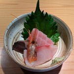 青ゆず 寅 - お刺身４点盛り