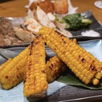 炭火原始焼と蔵元焼酎の店 のどぐろの中俣 - 旬の焼き野菜