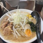 北海道ラーメン めんこい - 味噌ラーメン　野菜マシ