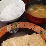 和食 和縁 ＷＡＥＮ - だし巻き玉子はふわっふわ。豚汁は味噌濃いめでおかずになる味です。
