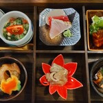 和食 和縁 ＷＡＥＮ - 冷たい茶碗蒸し、刺身、豚の角煮、麩の煮物、酢モツ、焼き魚。どれもきちんと美味でした！