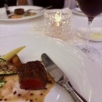 LE GRAND - 芥末的顆粒感我很喜歡，搭配水田芥醬又有不同的風味。