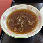 丸長 - スープ割り。