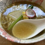 酒楽亭 空庵 - 塩の山椒らーめん（酒楽亭 空庵）2025.8