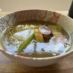 酒楽亭 空庵 - 塩の山椒らーめん（酒楽亭 空庵）2025.8