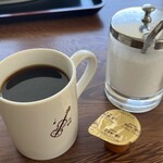 とんかつ　きしだ - 定食のコーヒー