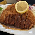 とんかつ　きしだ - ロースとんかつ　アップ