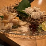 立ち鮨 ひでぞう - 伝助アナゴとつぶ貝