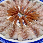 千成寿司 - 定番の海老しゃぶしゃぶです